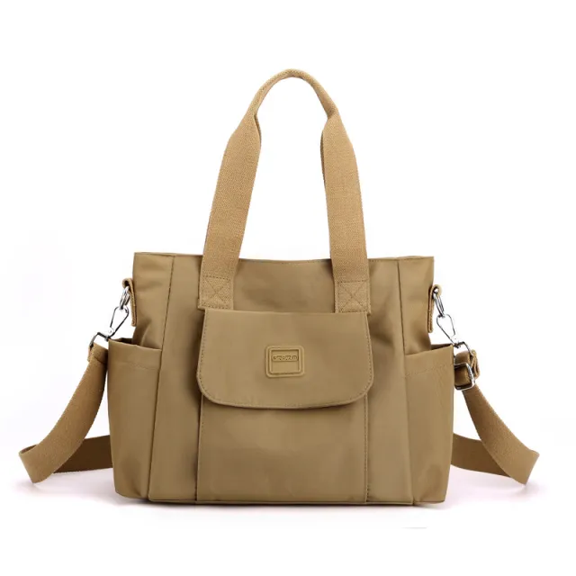 Women's Multi interlayer Shoulder Bags Large Capacity New Casual Handbags Khaki - Shop at LoveMi