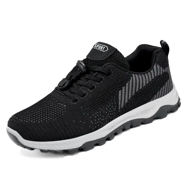 Men's And Women's Fashion Casual Soft Bottom Running Shoes Black - Shop at LoveMi