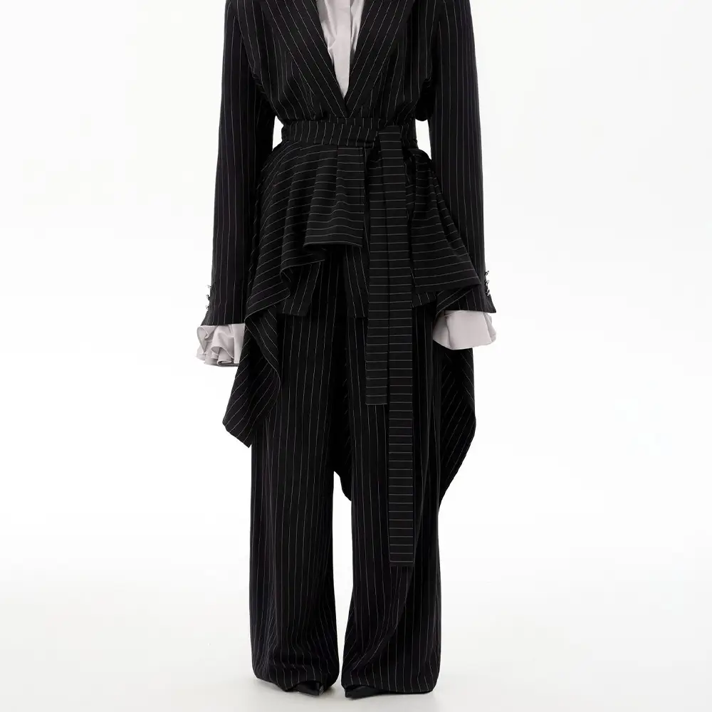 High-waisted Straight-leg Casual Pants For Women