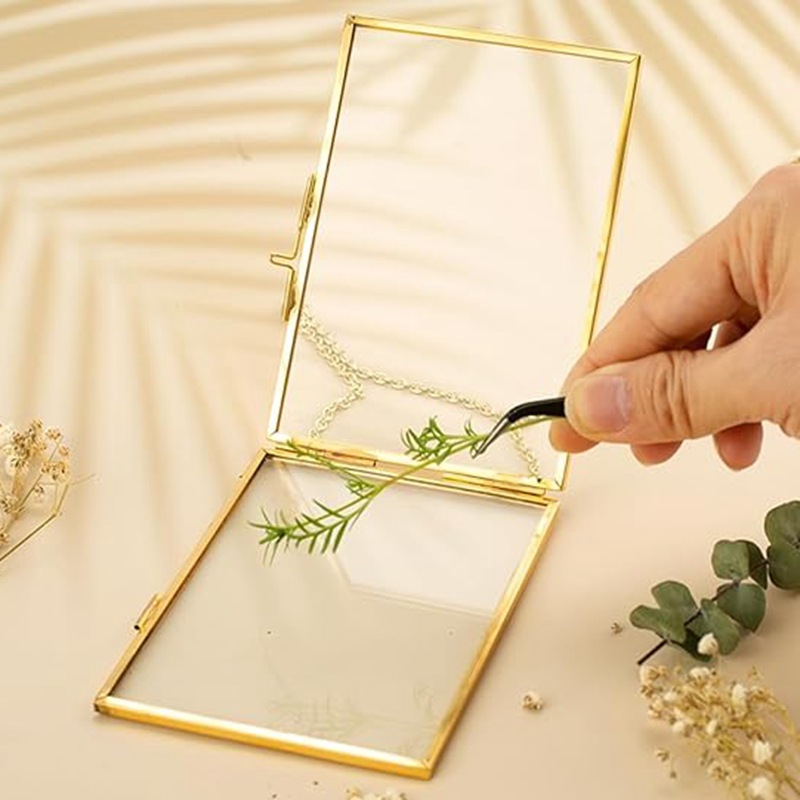 Personalized Metal Brass Glass Photo Frame