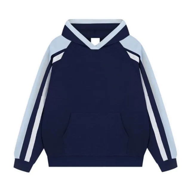 Hooded Sweater Light Board Casual Top Blue - Shop at LoveMi
