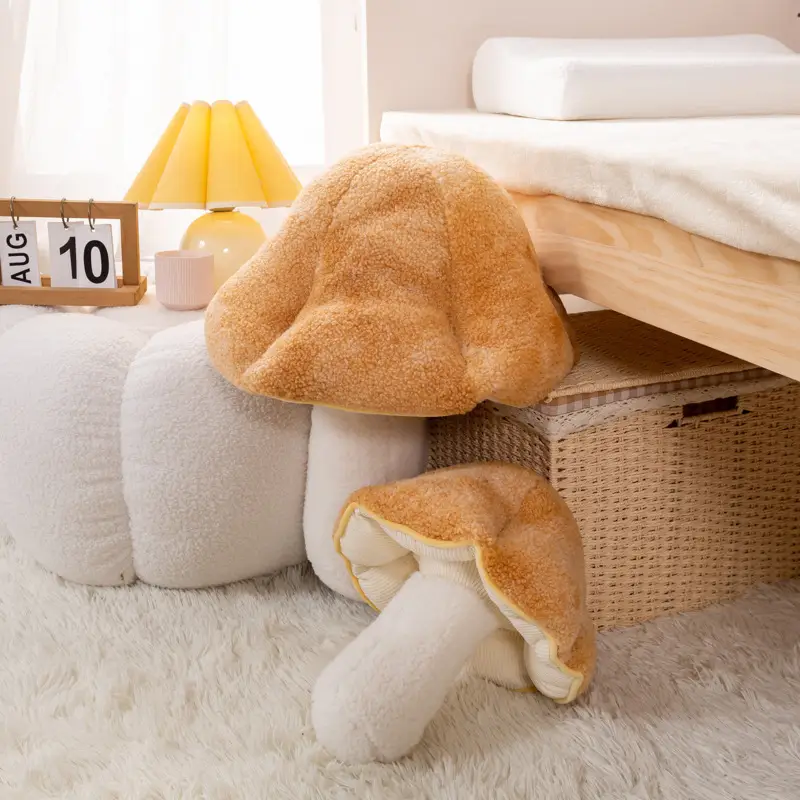 Cute Colorful Small Mushroom Pillow Plush Toy