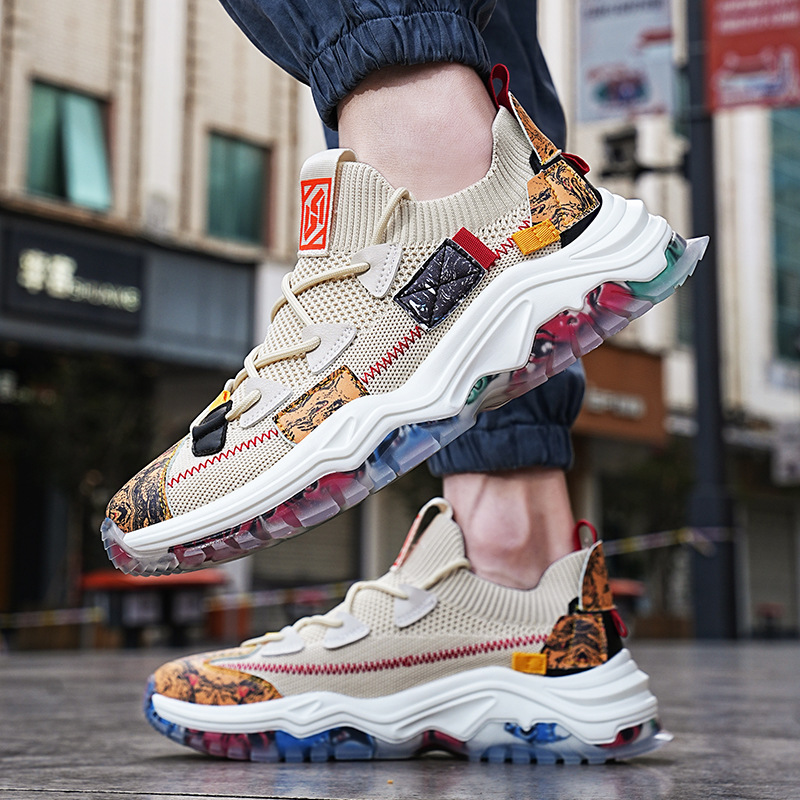 Flyknit Platform Dad Shoes Casual Sports - Image 2