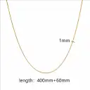 Personalized DIY Vacuum-Plated Stainless Steel Necklace view 5