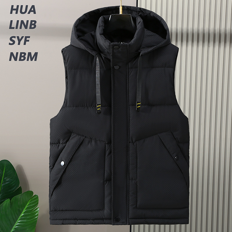 Winter Plus Size Men's Cotton Vest Stylish And Handsome Cold-proof