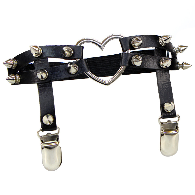 Parure Cuissarde Cœur Spikes — vue 5