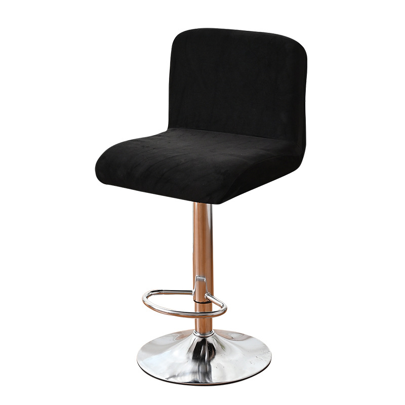 Housse de chaise velours noire