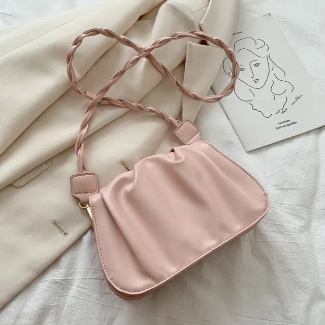 Women's Special interest Design Cloud Shoulder Bag Pink - Shop at LoveMi