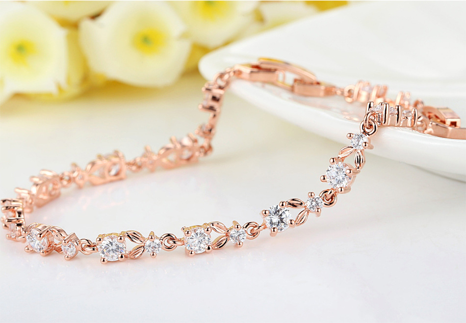 Title 8, Zircon Bracelet Female Korean Version Of The Te...