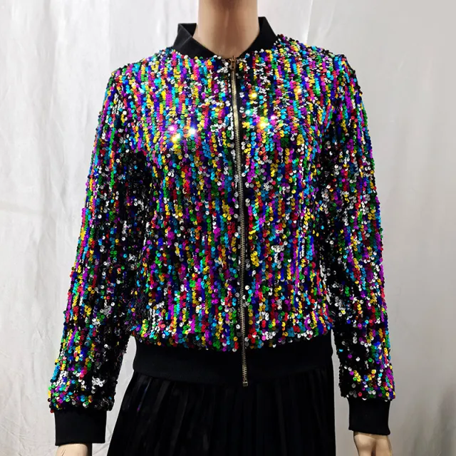 Womens Western style Top With A Zipper Jacket Gold - Shop at LoveMi