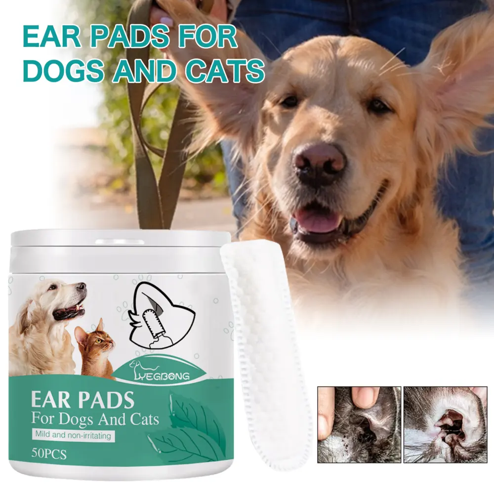 Pet Ear Cleaning Finger Cots Removes Ear Wax Mild
