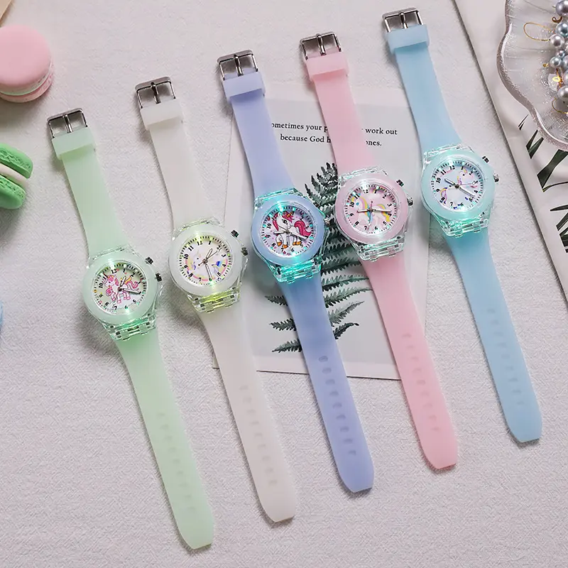 Unicorn Luminous Silicone Quartz Watch