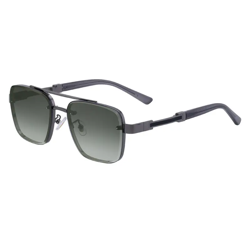 Retro Square Frame High-End Mens Sun Protection Sunglasses