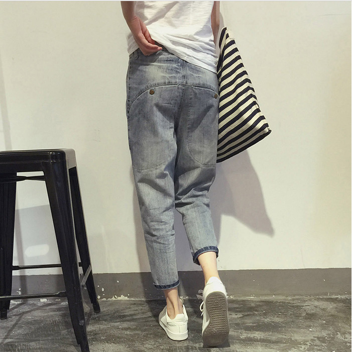 Title 1, Nuovi Jeans Coreani da Donna, Slim Stretch, Ves...