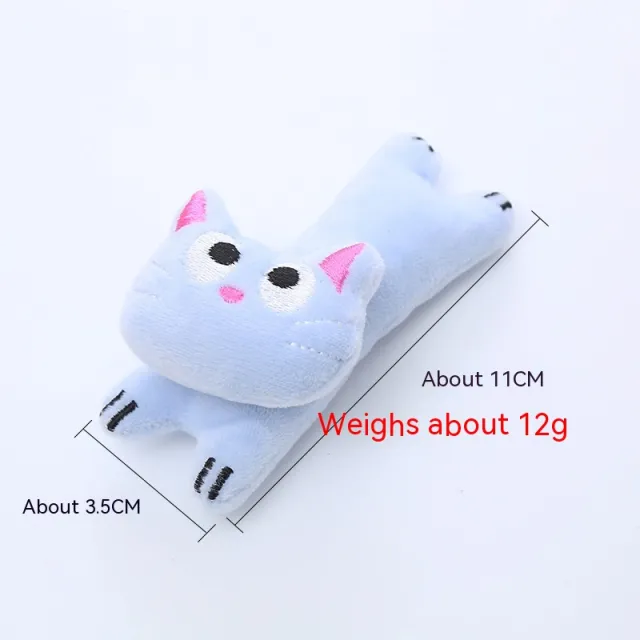 Pet Cat Plush Toy Bite Toy Catnip Pet Supplies Blue Cat - Shop at LoveMi