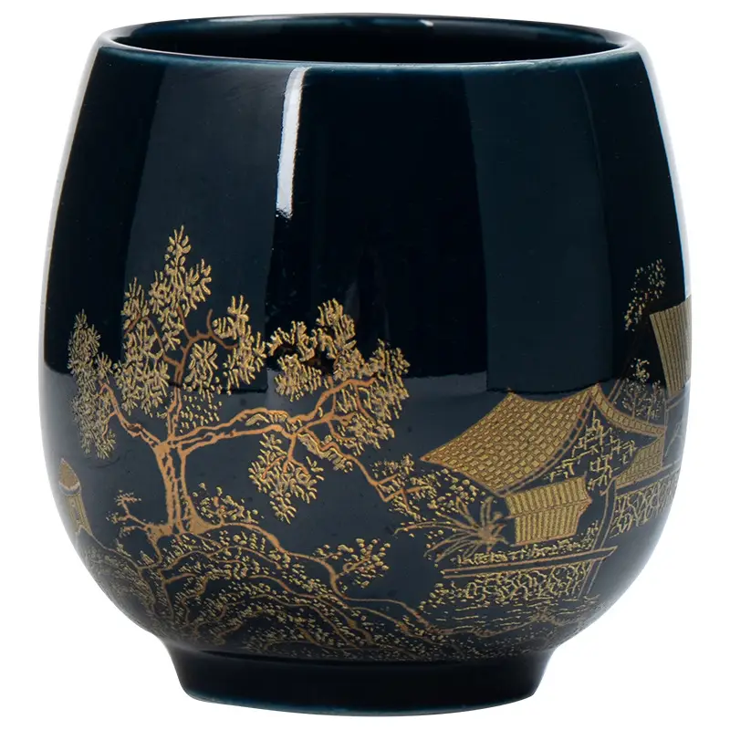 Ceramic Teacup Jilan Style Japanese Minimalist Host Cup