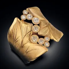 Ornament Popular Ring New Women's Ring Hand Jewellery - Gold - View 1