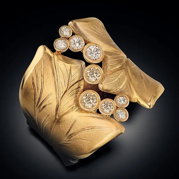 Ornament Popular Ring New Women's Ring Hand Jewelry Gold - Shop at LoveMi