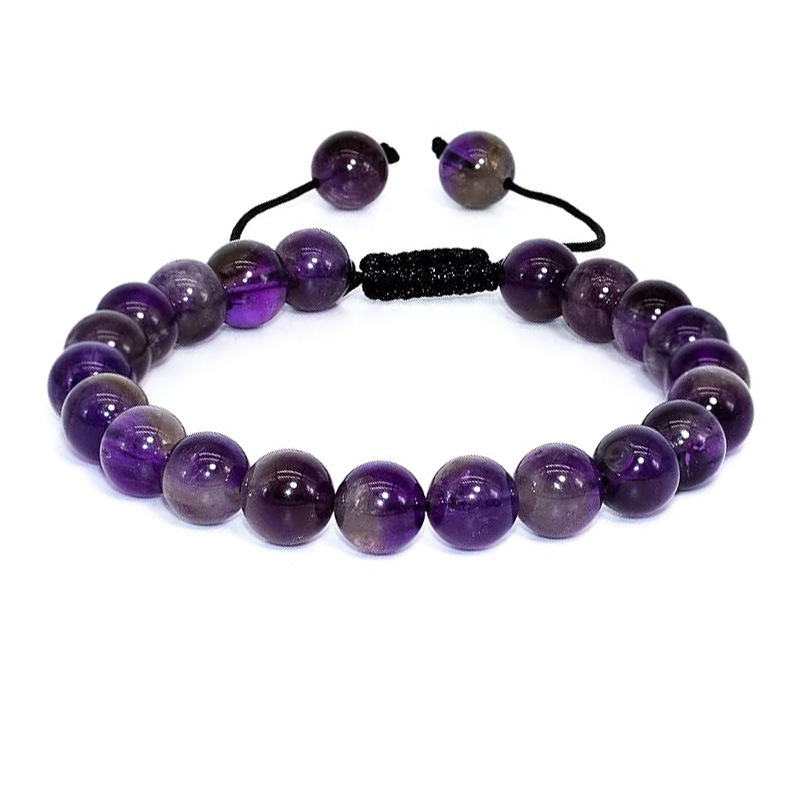 Natural Stone Agate Adjustable Bracelet