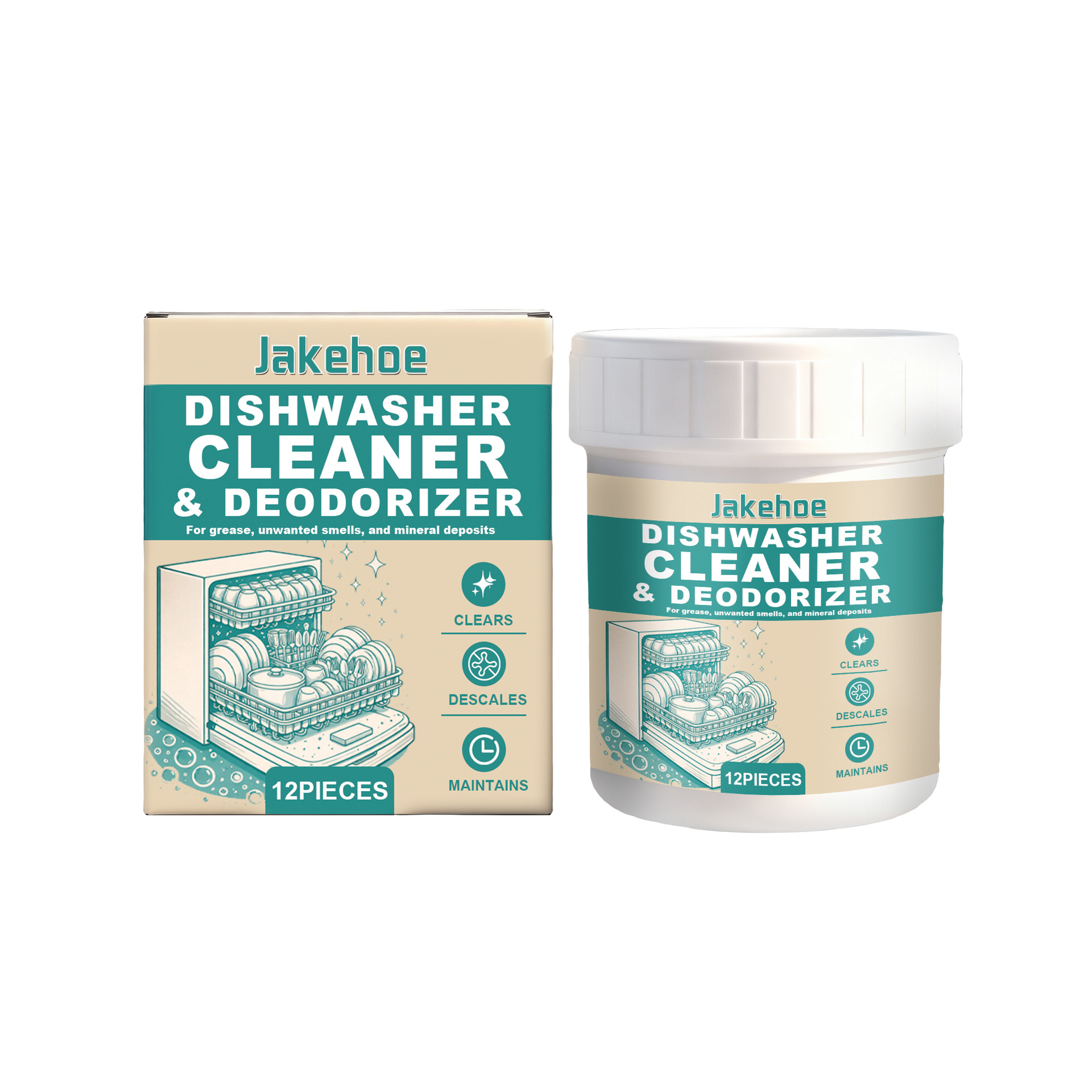 Dishwasher Cleaning And Deodorizing Tablet