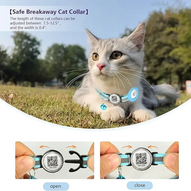QR Code Collar Positioning Anti-lost Tracking Pet