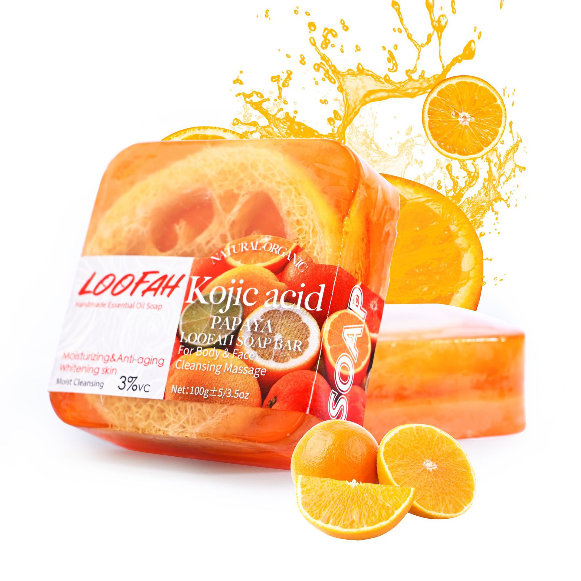 Luffa Kojic Acid With Label