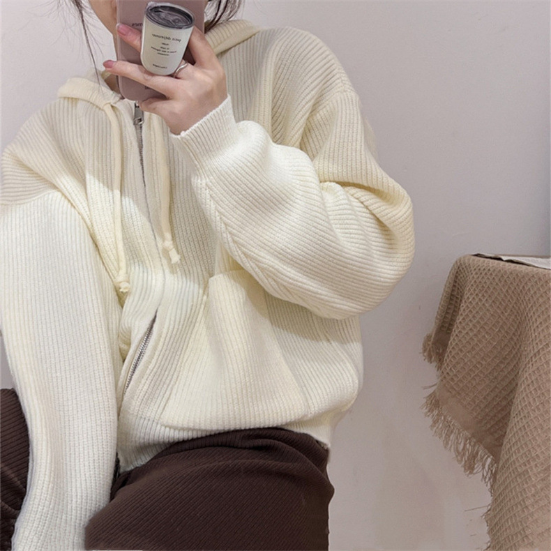 All-match Soft Glutinous Knitted Cardigan Jacket