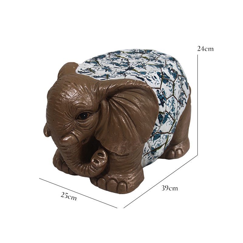 Elephant Receptacle Stool