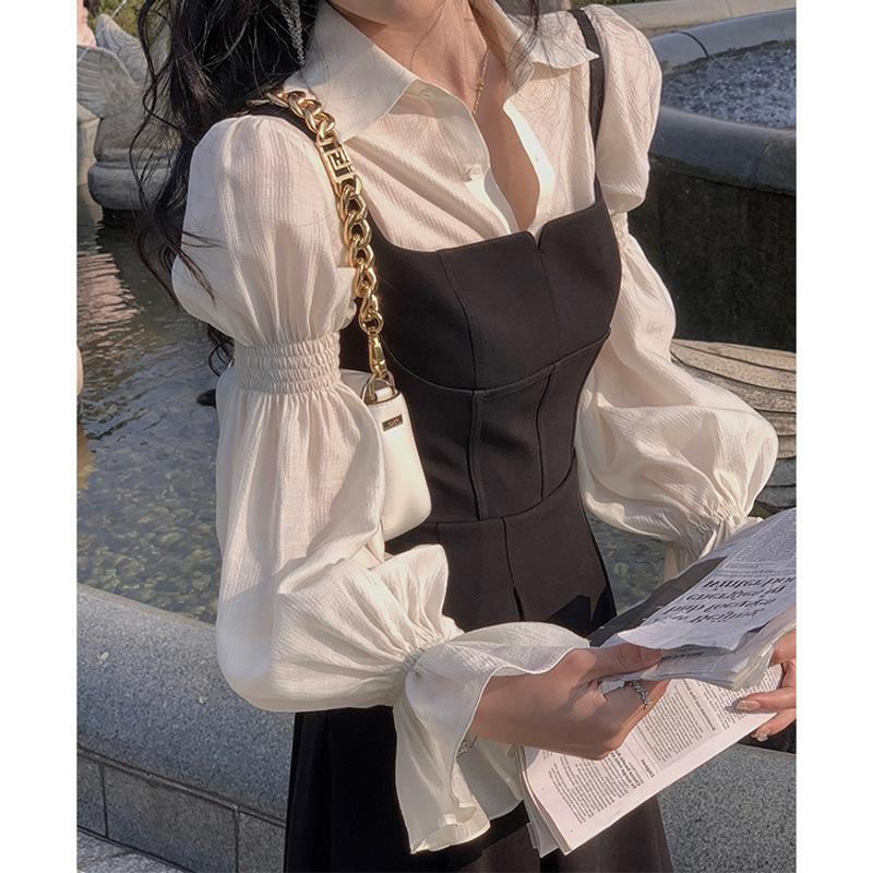 French Waist Slimming Hepburn Style Niche Skirt