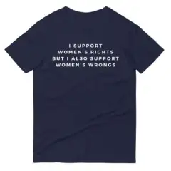 Round Neck Cotton Work Clothes Short Sleeve T-shirt - Navy Blue - View 1