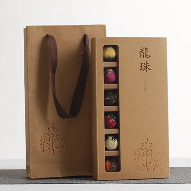 Jasmine Lily Peony Yellow Chrysanthemum Rose Chrysanthemum Six Flavor Scented Tea Gift Box - Shop at LoveMi