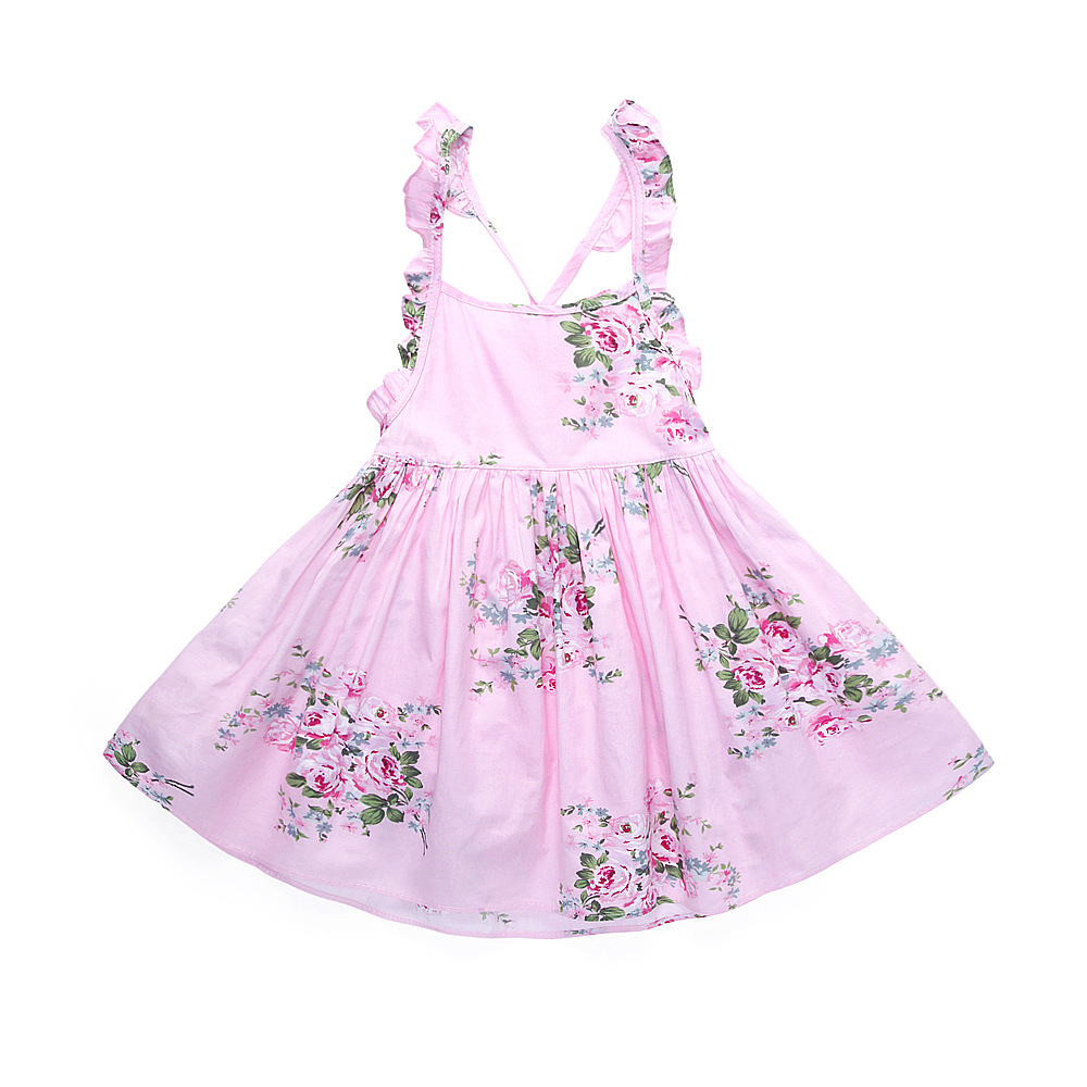 Title 1, New Dressstrappy Girls Print Back Dress, a styl...