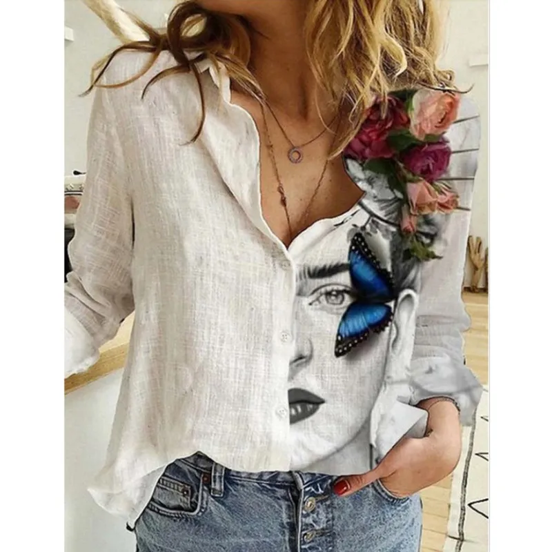 Women's 3D Digital Printing Shirt - Hskxc20222513W-4Xl