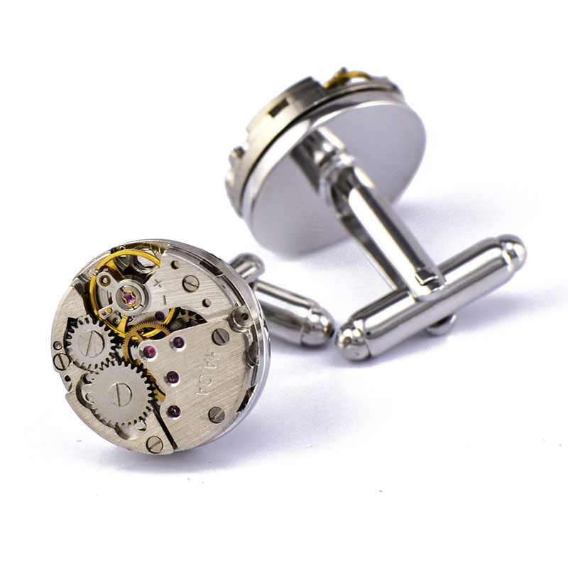 Mechanical Movement French Shirt Cufflinks — foto 2