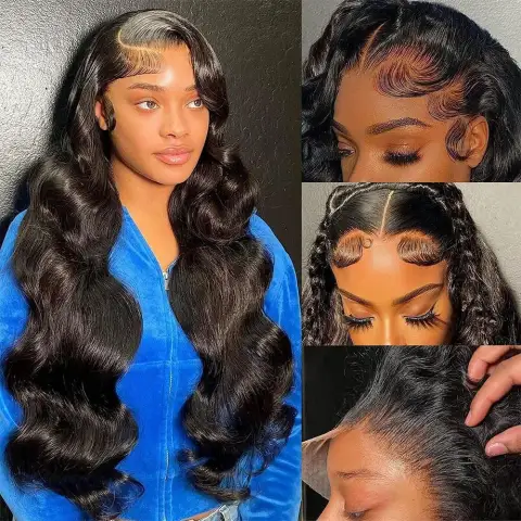 Women's Long Curly Hair Big Wave Wigs Chemical Fiber