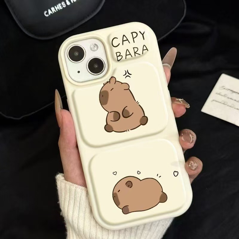 Creative Cartoon Angry Capabala Phone Case