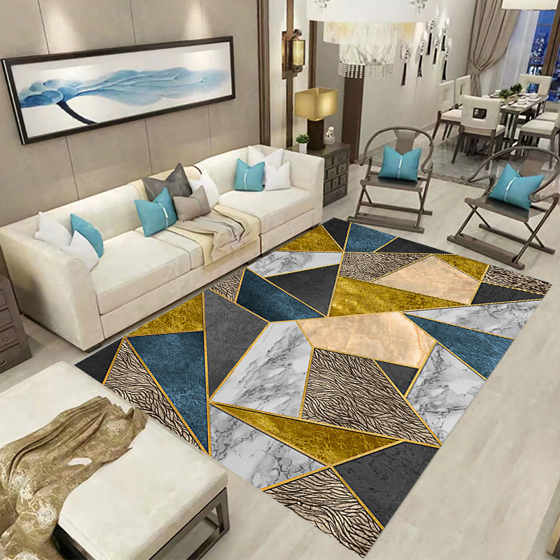 Geometric Area Rug, Modern Minimalist