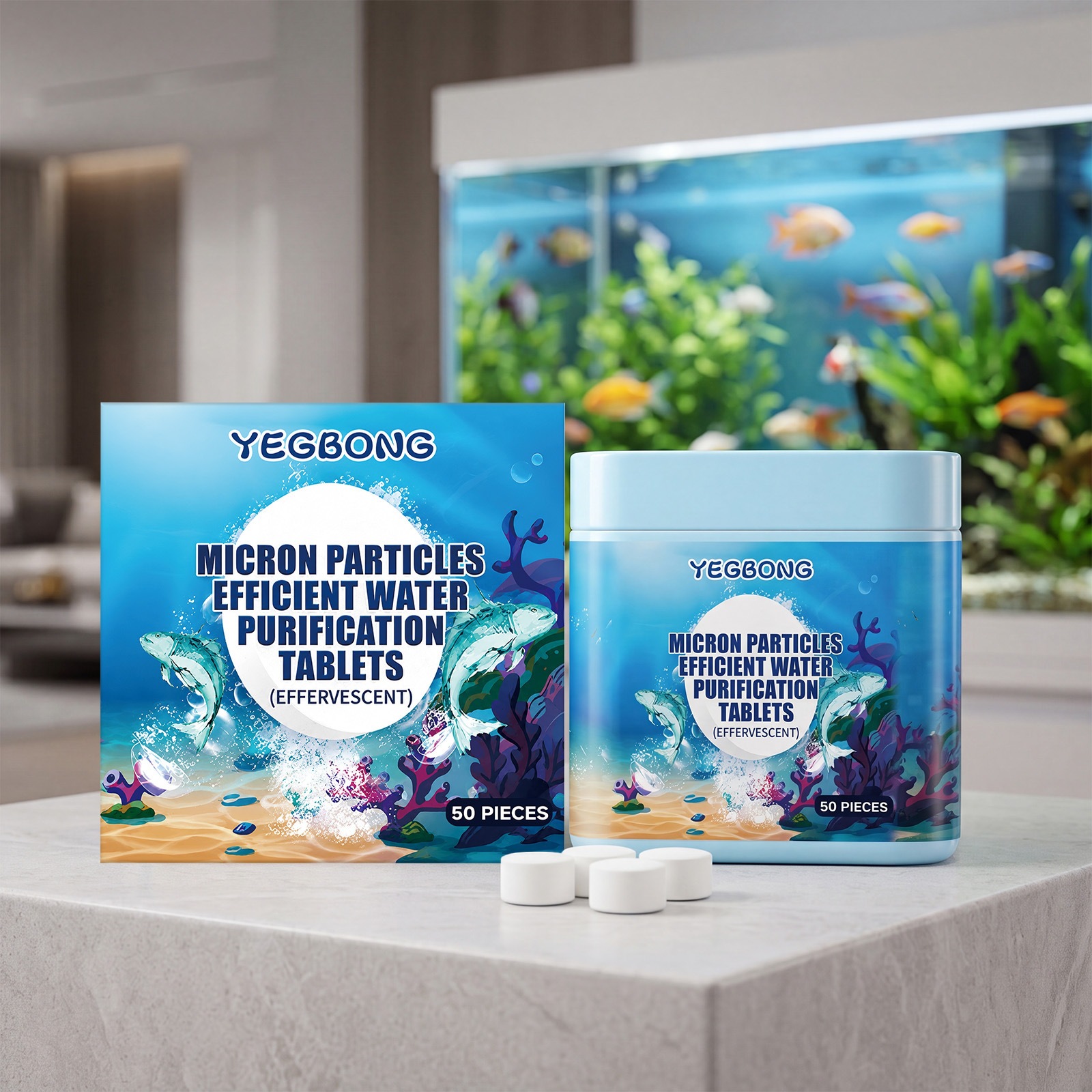 Micron-level High-efficiency Water Purification Tablet