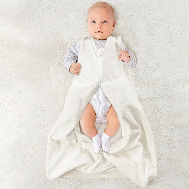 Fleece Autumn Newborn Baby Anti-Kick Warm Sleeping
