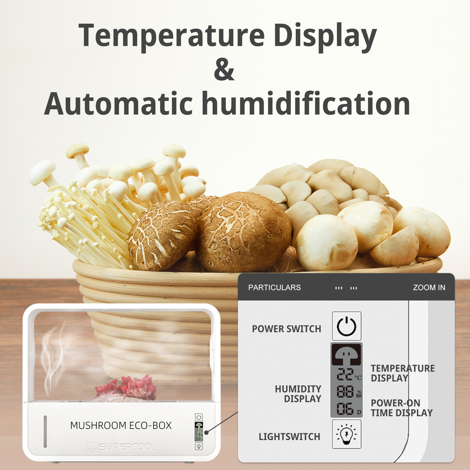 English-language Smart Mushroom Growing Machine 2