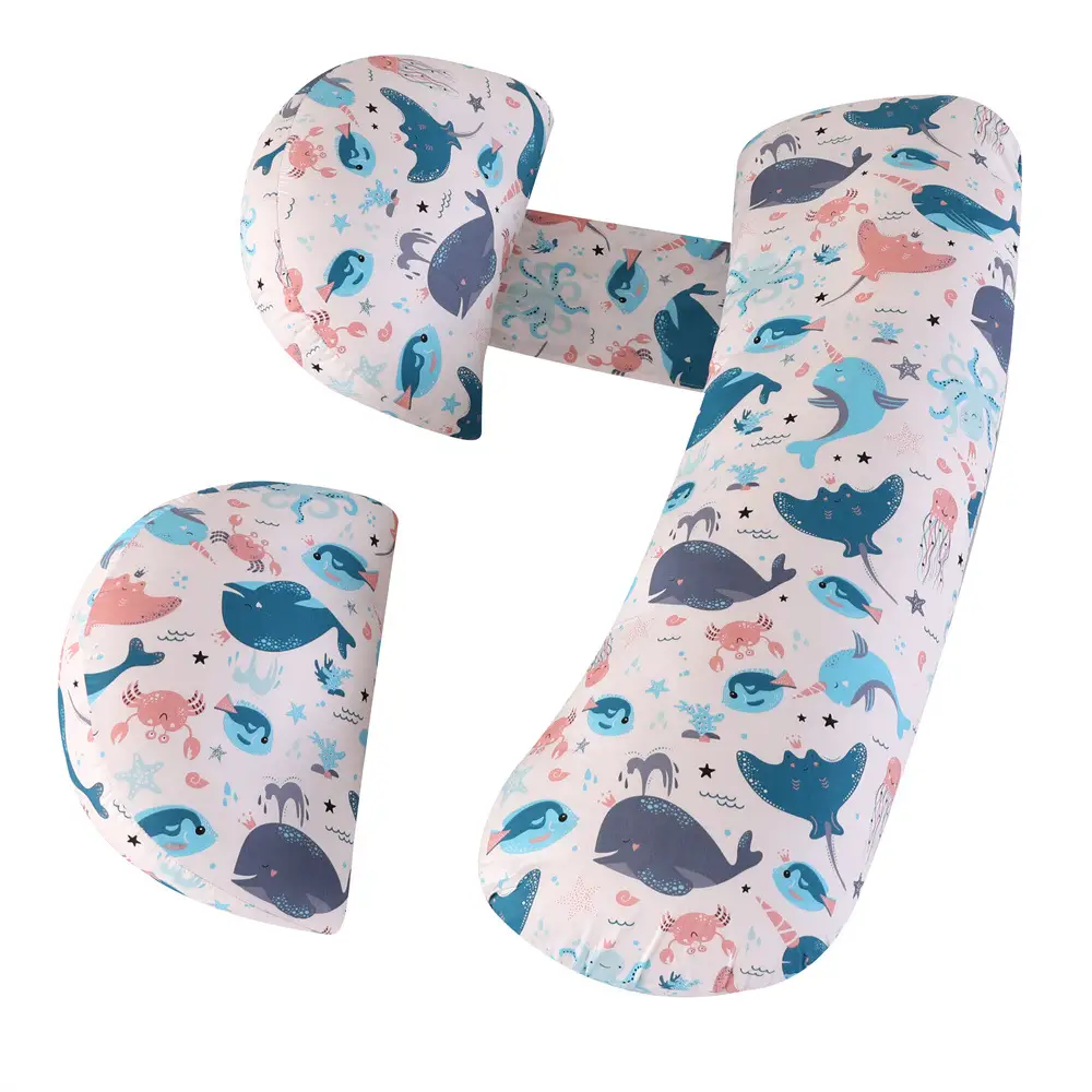 Maternity Pillow Waist Support Pillow Multi-functional U-shape Pillow Pregnancy Belly Support Pillow Nursing Cushion