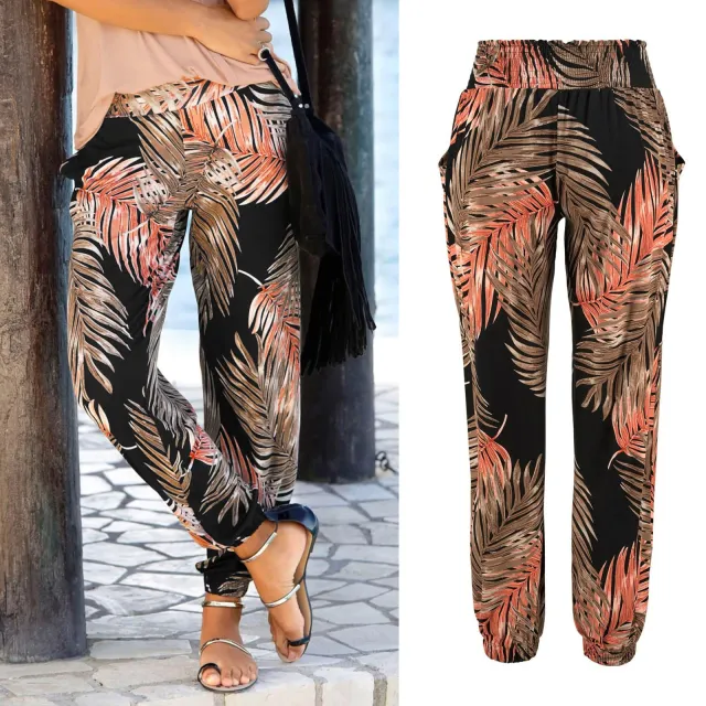 Women's Summer Fashion High Waist Casual Pants Khaki - Shop at LoveMi