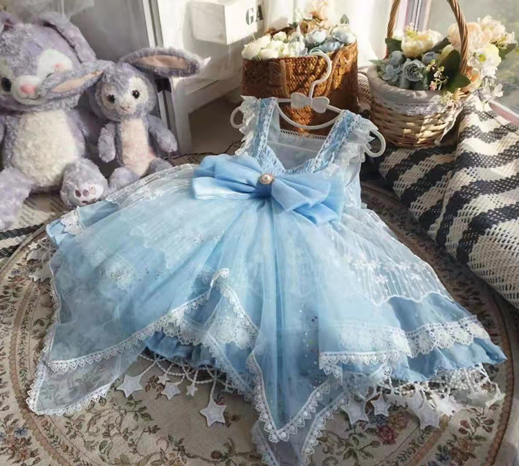 Title 12, Nuevo Vestido Princesa Lolita para Niñas, Tiran...