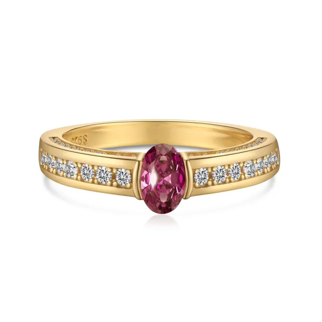 French Style New Oval Ring For Women Gold - Shop at LoveMi