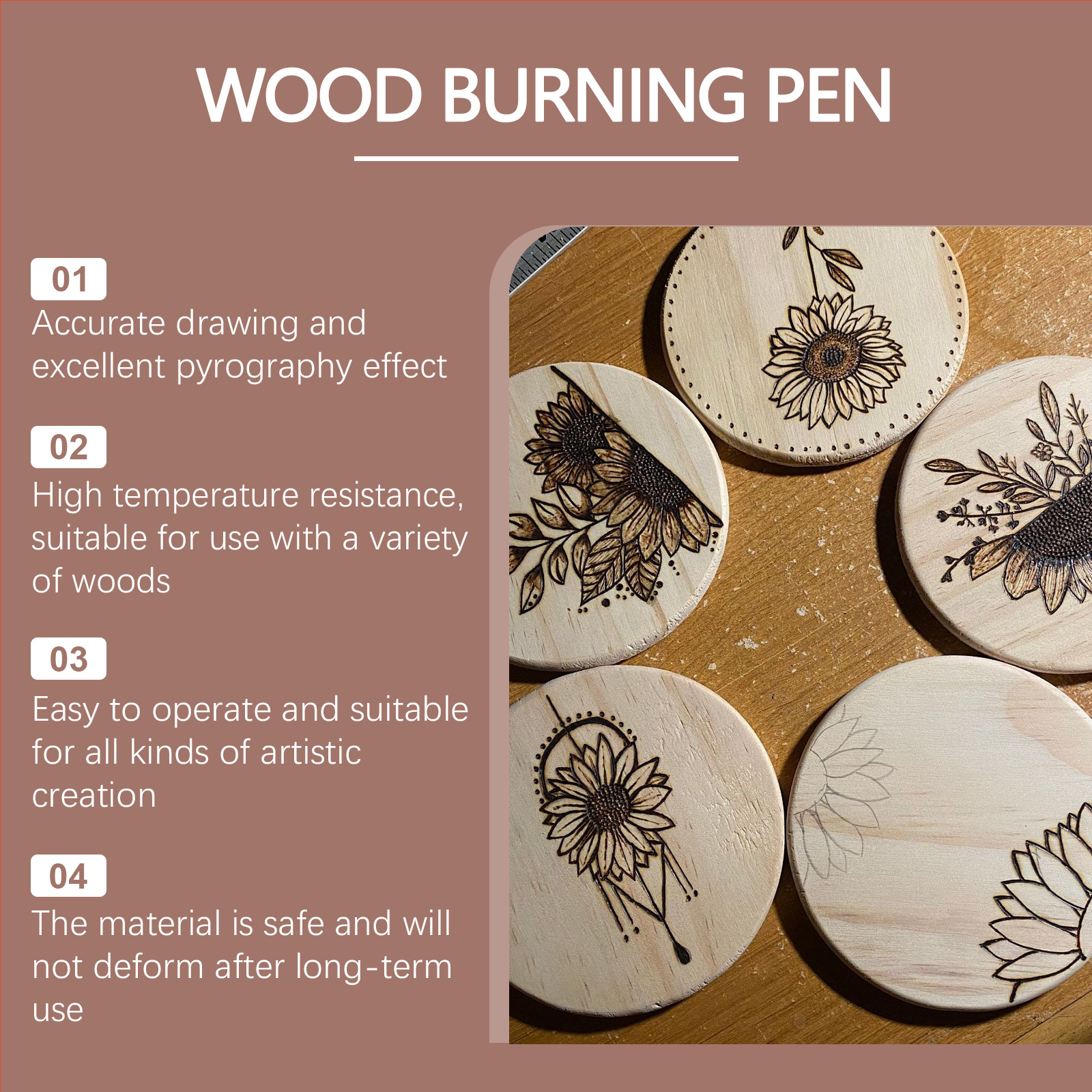 Title 4, Burning Effect Focus Pen Handmade DIY