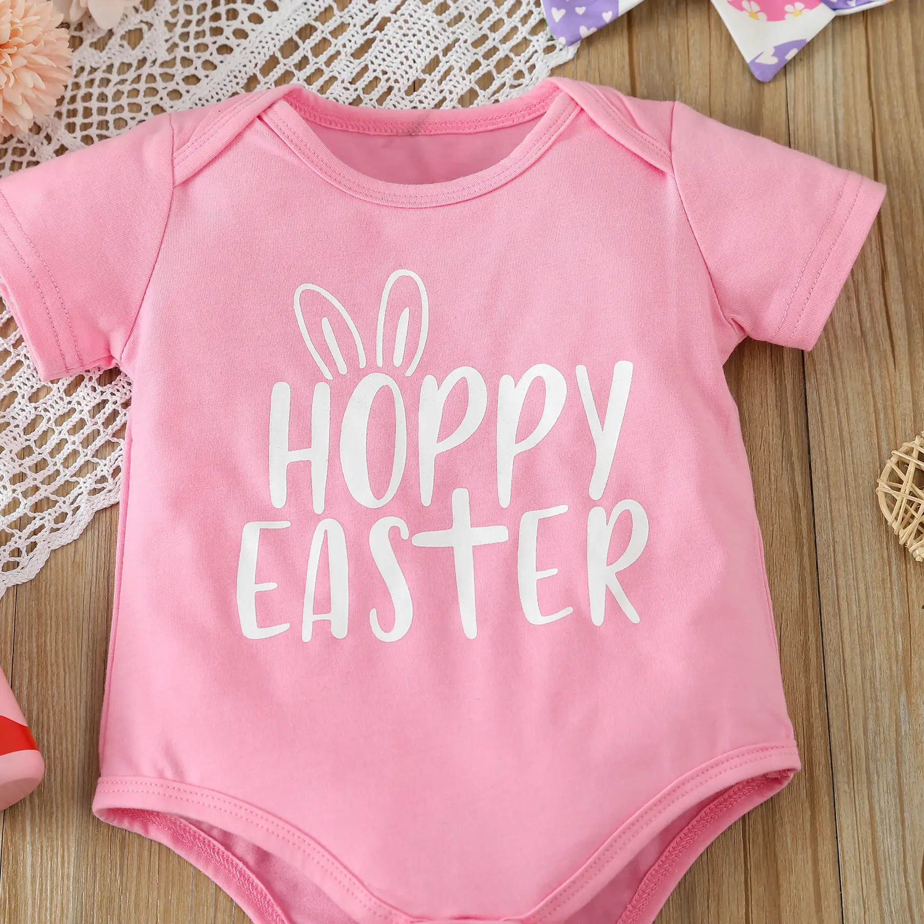 Baby Girl Summer Short Sleeved Kazakhstan PP Shorts Suit