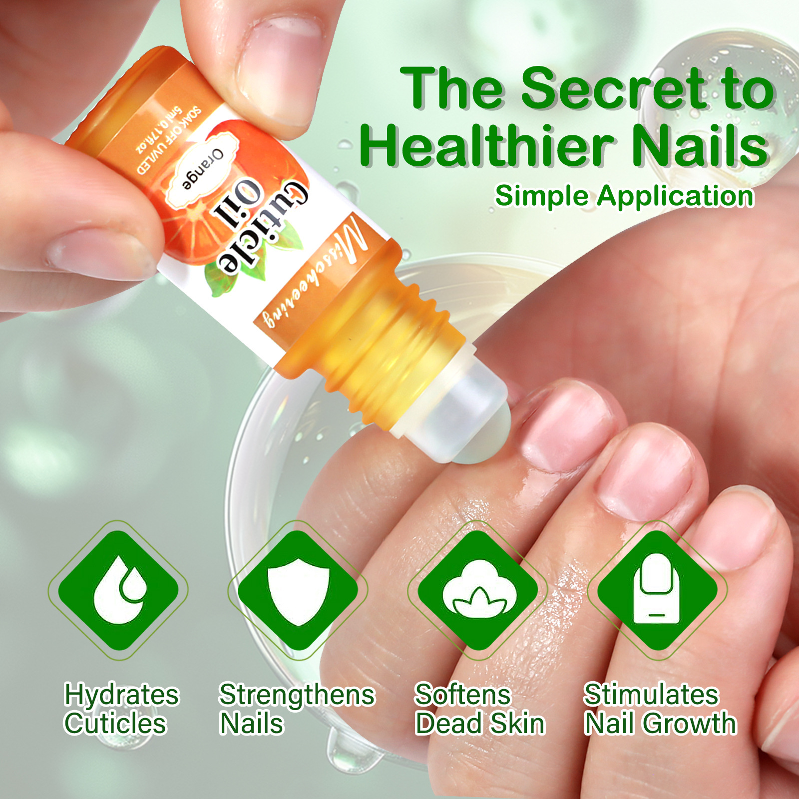 Anti-Ingrown Nail Cuticle Nourishing Oil With A Roll-On Applicator
