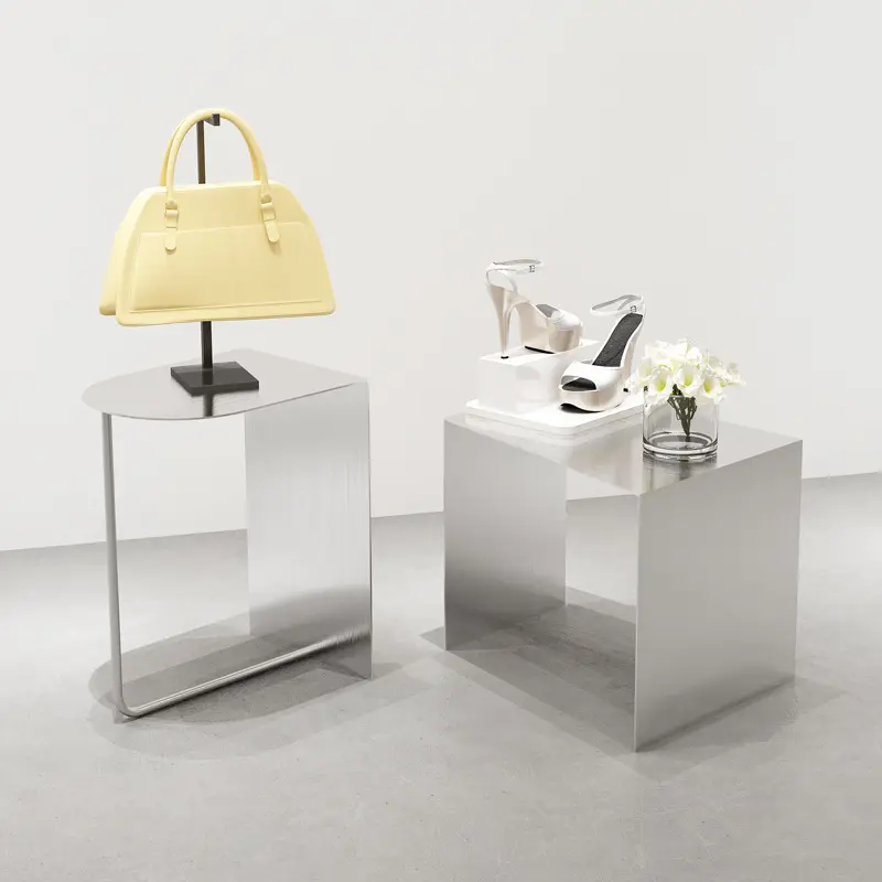 Display Cabinet Stainless Steel Shop Stand Exhibition