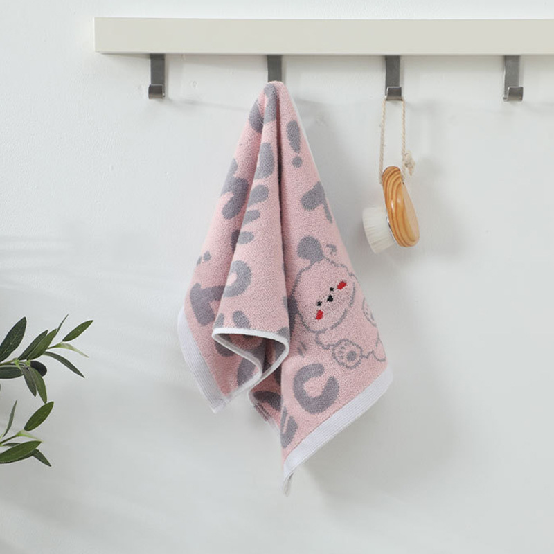 Children's Towel Home Soft Cartoon Face Towel Pure Cotton