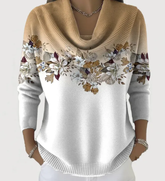Womens Casual Loose fitting Pullover Hoodie With A Cowl Neck Nwy1382512924 4Xl - Shop at LoveMi